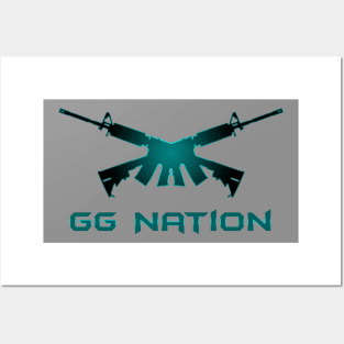 GG Nation Blue Posters and Art